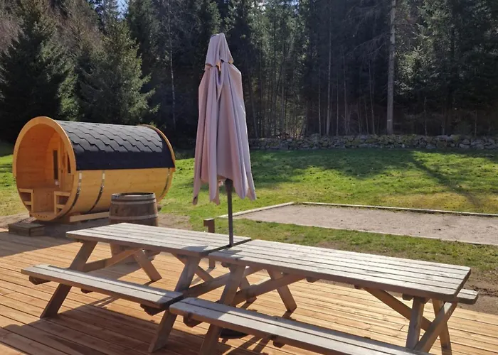 Cosy & Confort Spa,sauna,petanque,ve - Situation A شاليه